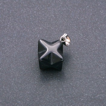 Merkaba Pendant with Agate 10×10 mm