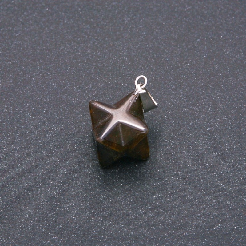 Merkaba Pendant Tiger's Eye 10×10 mm