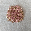 Pink-colored rhinestones, diameter 3 mm (±), pack 4 g (±)