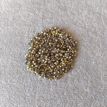 Gray Rhinestones, 3.5 mm diameter (±) per pack / 4 g (±)