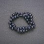 Aventurine Beads 'Night of Cairo' Blue Sand Smooth Ball Thread, 8mm Diameter, 38cm Length (+/-)