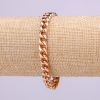 Xuping Bracelet, 7mm thick, 19cm long, gold plated