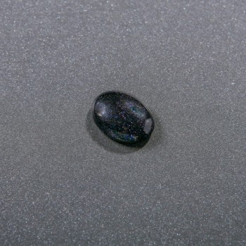 Cabochon Aventurine Stone 'Night of Cairo' Blue Sand 20x15mm