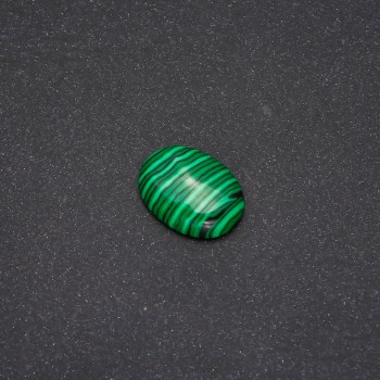 Malachite Cabochon, Glossy Finish, 20x15 mm +