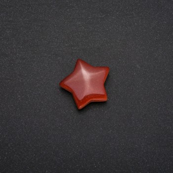 Souvenir Aventurine Stone 'Golden Sand' in the shape of a Star 28x28x10(±)mm