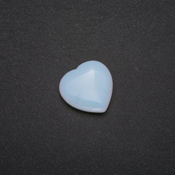 Souvenir Moonstone Heart-Shaped Stone 30x30x10(±)mm