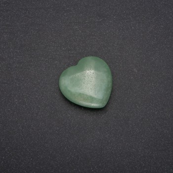 Nephrite heart-shaped souvenir stone 30×30×10(±)mm