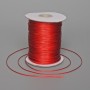 Red Waxed Cord, 1.2 mm Diameter, 150 m Length