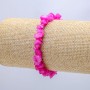 Bracelet made of natural stone quartz-toned, chip-size 7 mm, length 18 cm