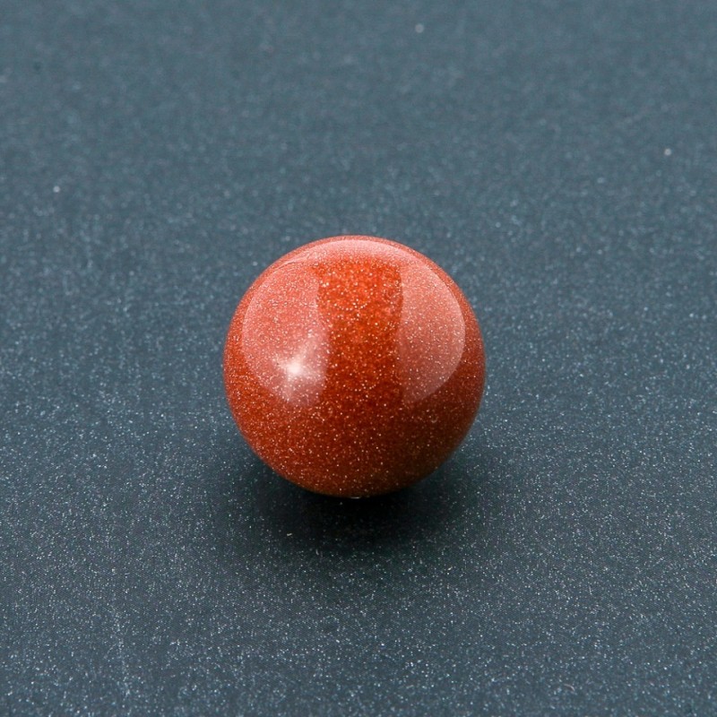 Souvenir ball made of natural Aventurine 'Golden Sand', diameter 20mm+