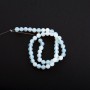 Moonstone imitation beads on thread (named after ) smooth bead, diameter 8mm, length 36cm