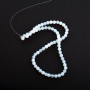 Moonstone Beads on Thread, Smooth Ball-Shaped, 6 mm Diameter +/-, 37 cm Length +/-