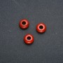 Pandora bead with red jasper 14x7mm, hole diameter 5.5 mm +