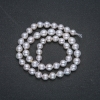 String of freshwater pearls, diameter 7–8 mm, length 40 cm +/- with gasoline iridescence