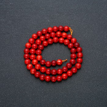 Red Jasper Beads (Imitation), 6 mm diameter, 38 cm length +
