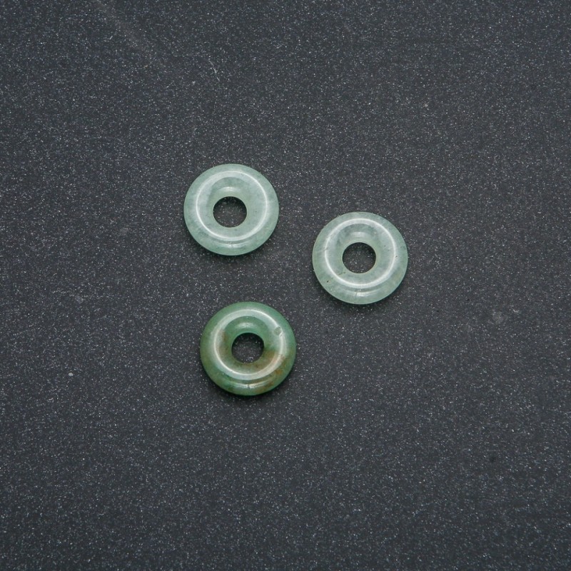 Pandora Bead of Natural Nephrite 15x4mm, hole diameter 5mm+