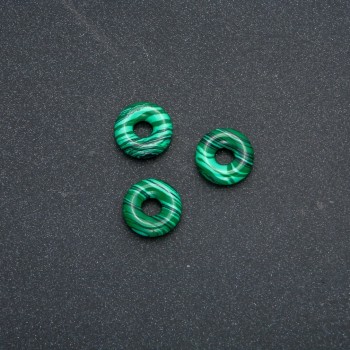 Malachite Pandora Bead (Pressed) 15x5mm, hole diameter 5mm+