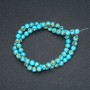 Imperial Jasper Turquoise Beads (Pressed) Smooth Bead, 6mm Diameter, 40cm Length