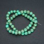 Imperial Jasper green beads (pressed) smooth round beads, 8mm diameter + -, length 40cm +