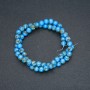 Blue Imperial Jasper Beads (Pressed) Smooth Ball, 6 mm Diameter, 40 cm Length +
