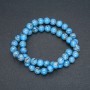 Blue Imperial Jasper Beads (Pressed) Smooth Spheres, 8mm Diameter, 40 cm Length