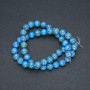 Blue Imperial Jasper Beads (pressed) Smooth Round Beads, 8 mm Diameter, 40 cm Length
