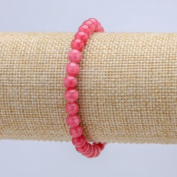 Elastic Tourmaline Bracelet (named after ) smooth bead, 6mm diameter+