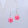 Tourmaline Earrings (named after), diameter 12mm+-, length 35mm+-