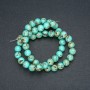 Beads on a thread Imperial Jasper light green (pressed) smooth bead, 8 mm diameter, length 40 cm + -