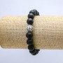 Shungite elastic bracelet (name), diameter 10mm ± Leo, length 18cm +