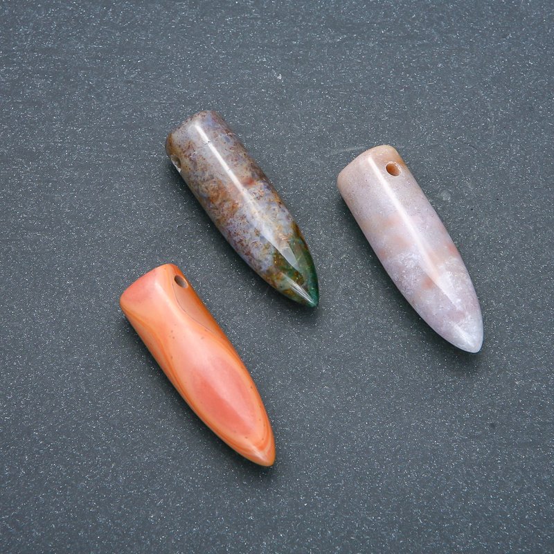 Jasper pendulum ball pendant 13x40mm (+-)