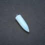 Opalite ball pendant 'Moonstone' (synthetic) 13x40x45 mm (+/-)