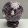Amethyst natural stone souvenir sphere, diameter 87 mm ± weight 924 g