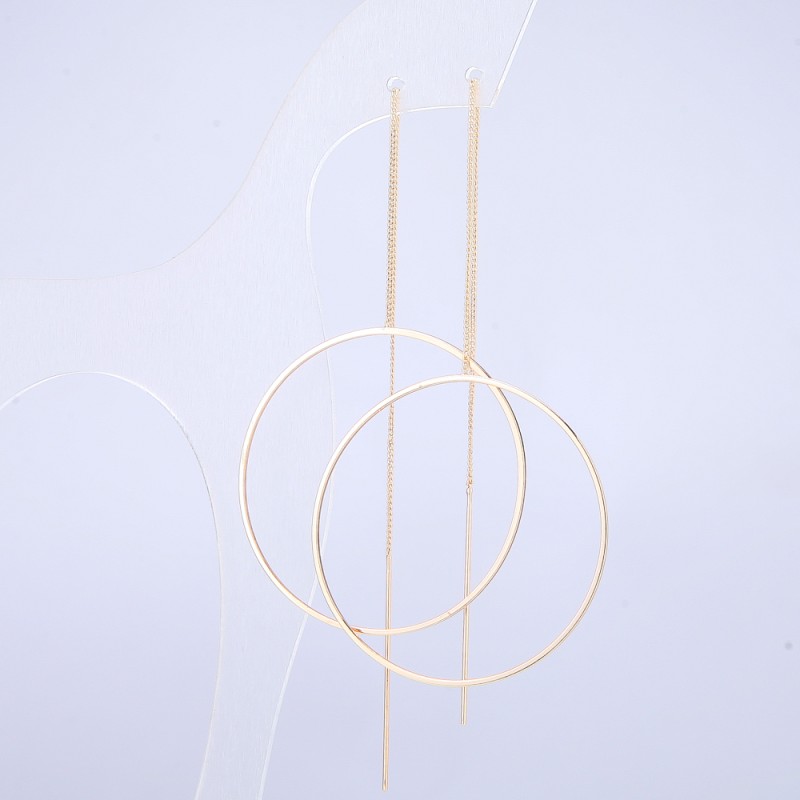 Sale! Xuping 18K Gold Plating Earrings, 45 mm Diameter, 19 cm Length +