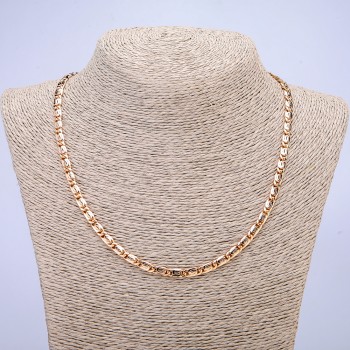 Xuping Chain, 18K Gold Plating, 4.5 mm Thick, 48 cm Length