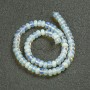 Moonstone beads on a thread (synthetic). Smooth rondelle, diameter 8×5 mm + -, length 40 cm +