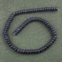 Beads on a Thread Aventurine Blue Sand Night of Cairo (synthetic) Smooth Rondel, 8×5 mm, 40 cm length