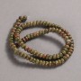 Beads on a strand of natural stone: Jasper, Heliotrope, Unakite, 6x4 mm diameter + -, length 39 cm +