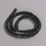 Beads on a thread of natural stone Aventurine Blue Sand Night of Cairo smooth rondels, diameter 6x4mm + -, length 39 cm +