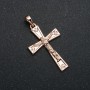 Xuping Pendant 18K Gold Plating Cross, 36×18 mm +
