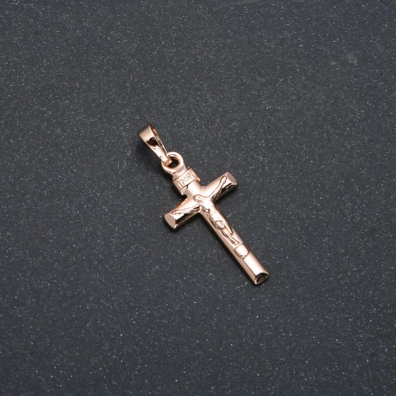 Xuping Pendant 18K Gold-Plated Cross, 29x12 mm +