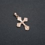 Xuping Pendant, 18K Gold Plating Cross, 29x18mm +