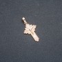 Xuping 18K Gold-Plated Cross Pendant, 35x18mm