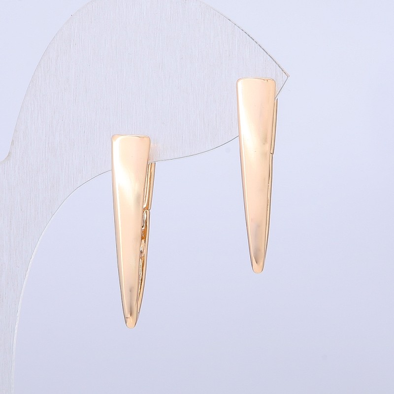 Earrings Xuping 18K Gold Plating, diameter 5 mm, length 26 mm