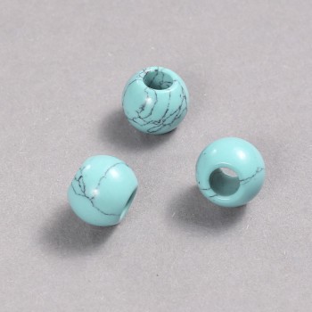 Pandora Turquoise Bead 12x10mm, hole diameter 5mm +