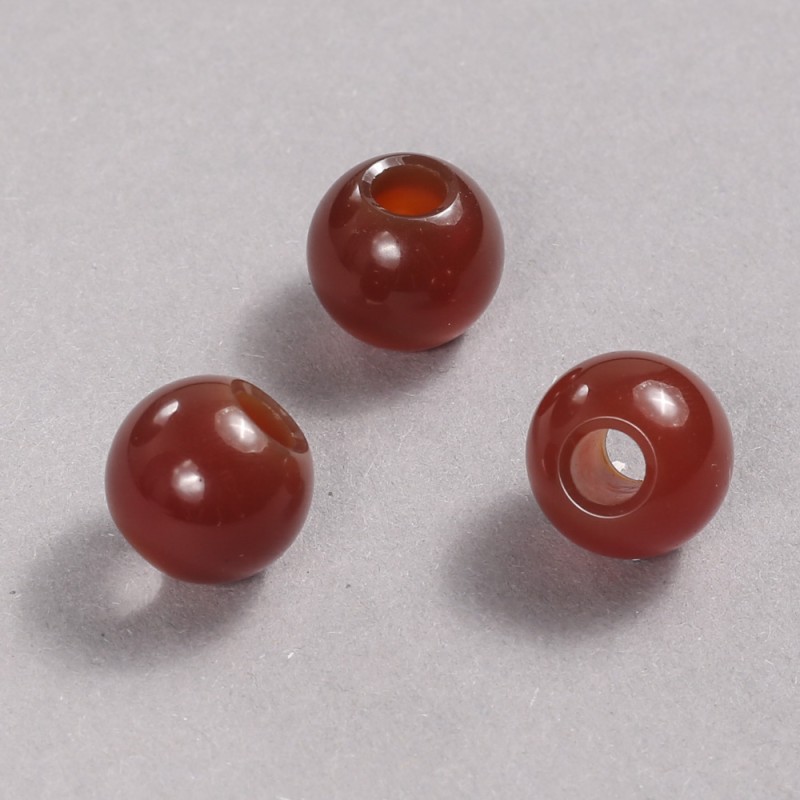 Pandora Bead, Carnelian, Natural Stone, 14×12 mm