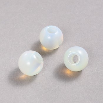 Moonstone Pandora Bead 16×14 mm + -, hole diameter 5.5 mm +