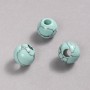 Pandora Bead Turquoise 16x14 mm + -, hole diameter 5.5 mm +