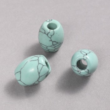 Pandora Turquoise Bead 16.5 × 15.5 mm + -, hole diameter 5.5 mm +