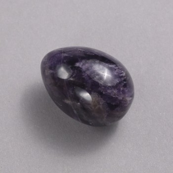 Amethyst decorative egg, diameter 40x30mm+